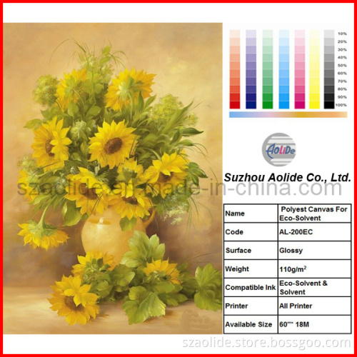Polyester Canvas for Eco-Solvent